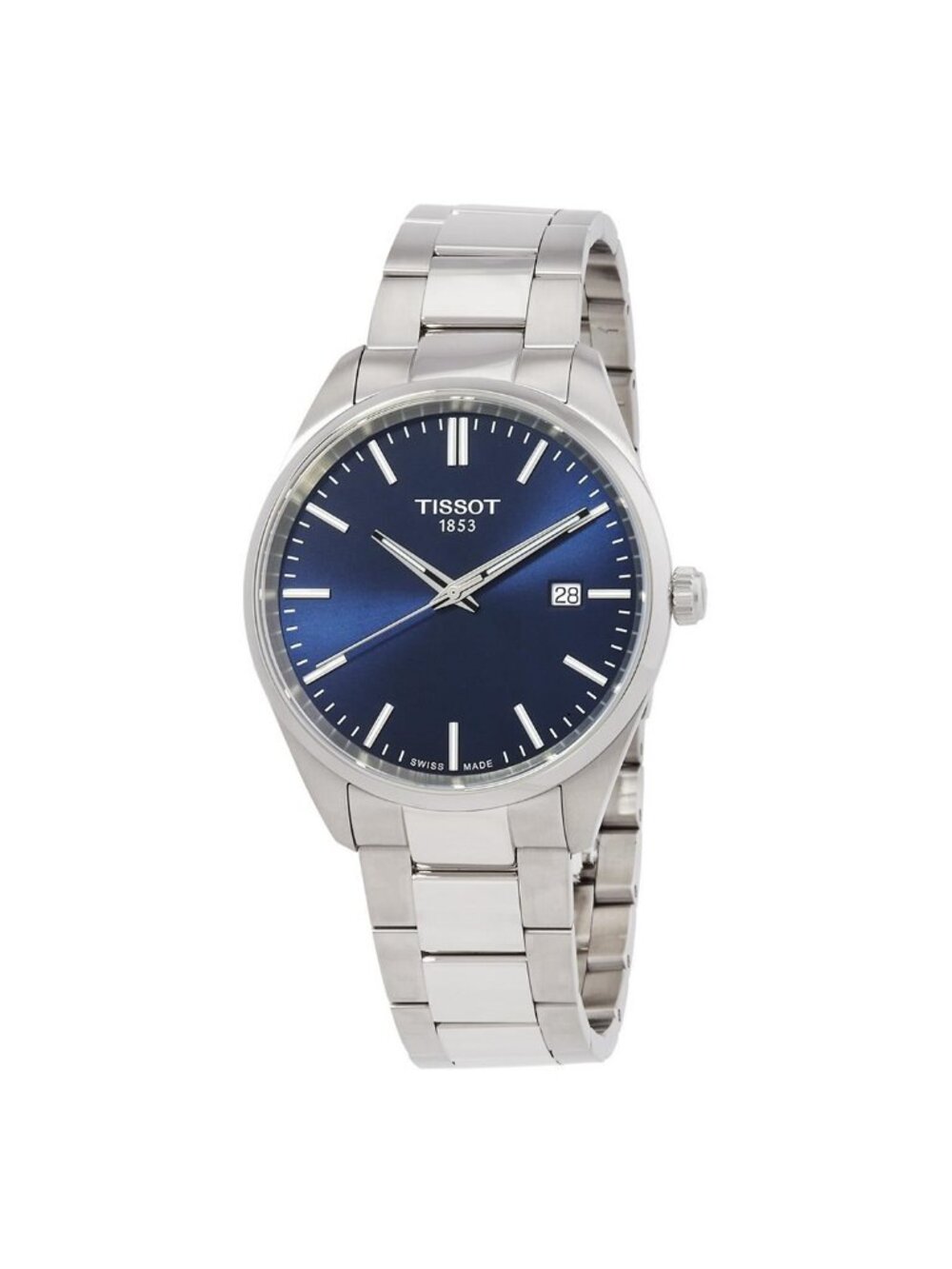 NWT Tissot PR 100 Quartz Blue Dial Men's Watch
